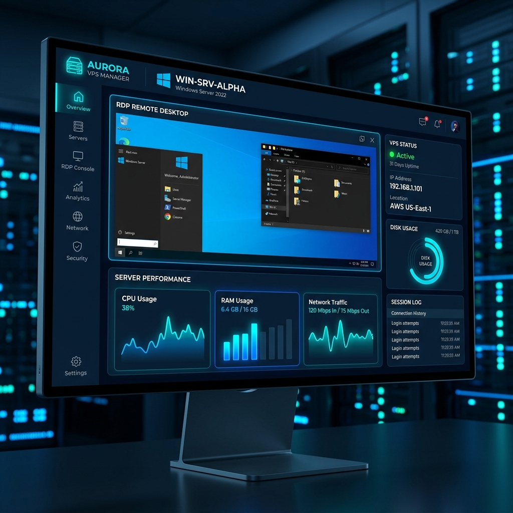 Windows RDP remote workstation environment